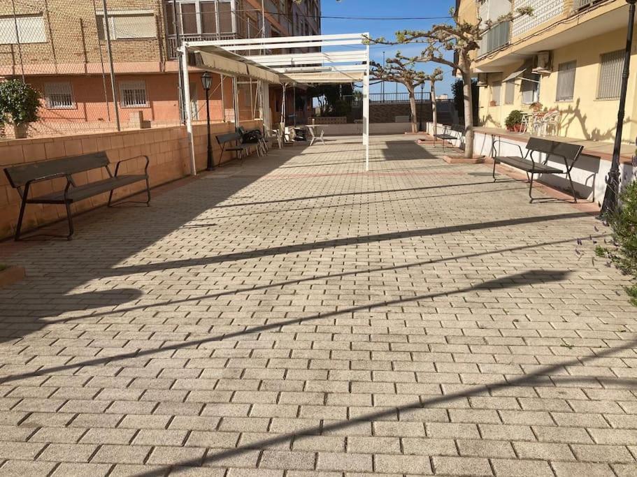 Coqueto Apartamento De Playa Con Piscina Y Terraza Βαλένθια Εξωτερικό φωτογραφία