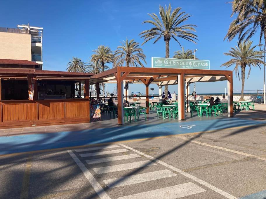Coqueto Apartamento De Playa Con Piscina Y Terraza Βαλένθια Εξωτερικό φωτογραφία